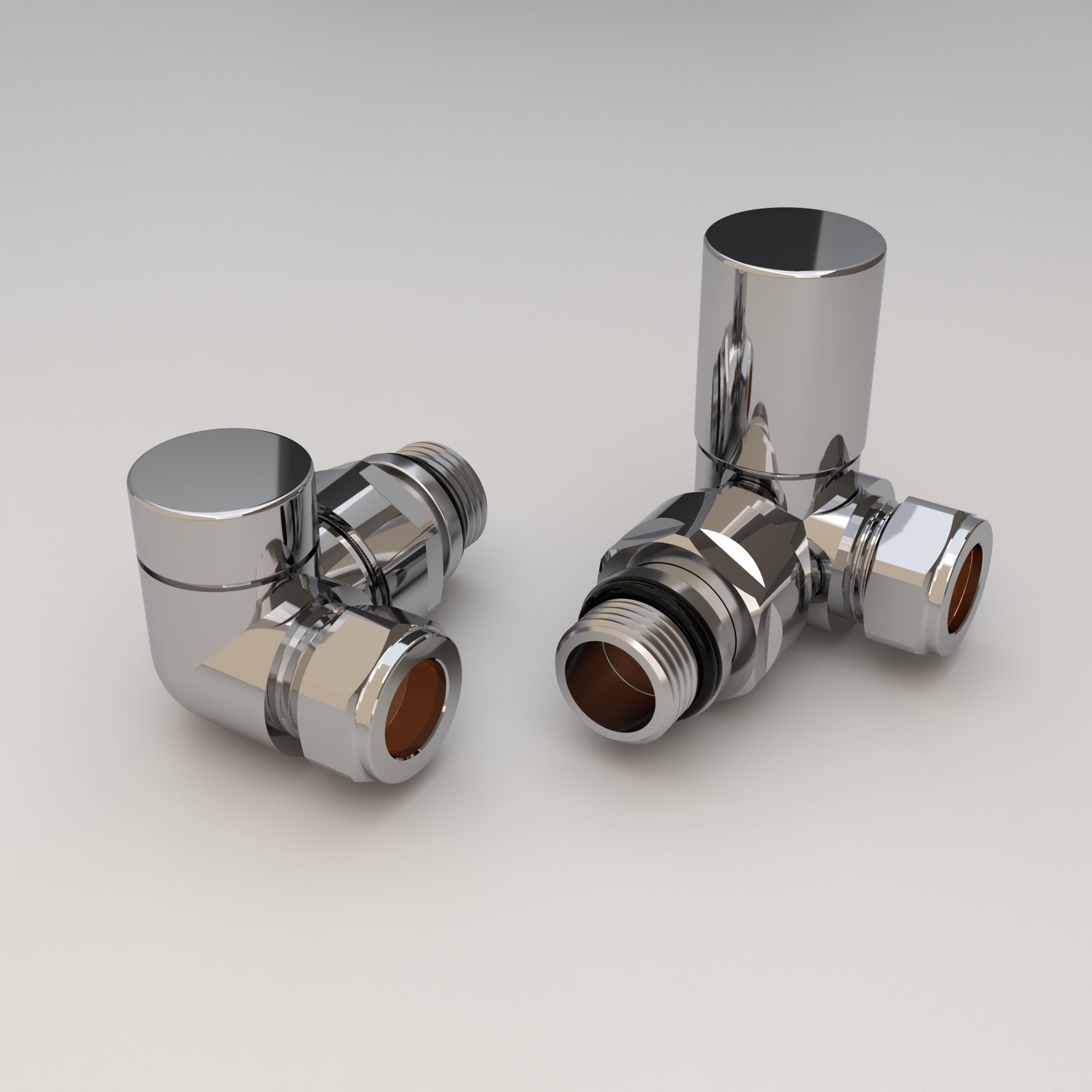 Essenziale Corner Manual Radiator Valve Chrome